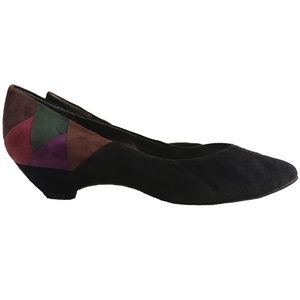 JAMIE BLACK SUEDE SHOES SIZE 7B